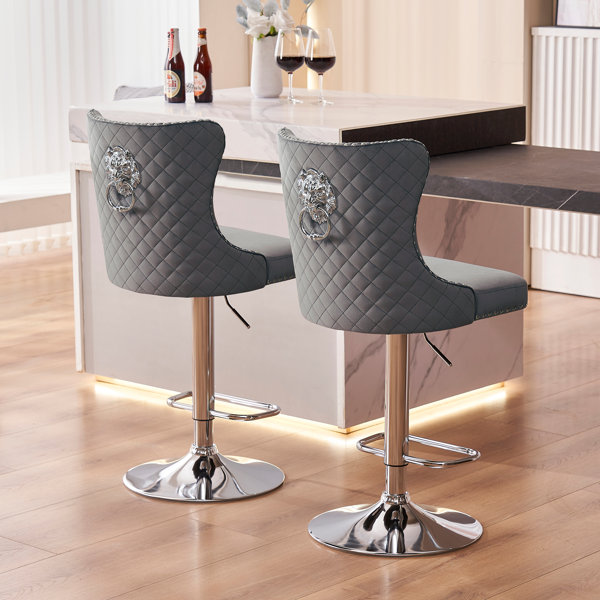 Rosdorf Park Jelliff Swivel Adjustable Height Stool & Reviews - Wayfair